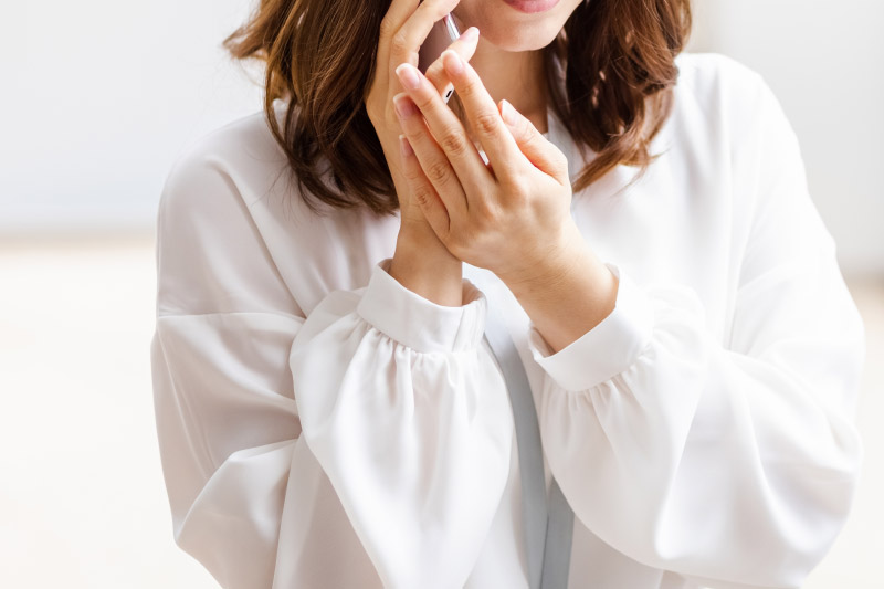 施術終了のご連絡